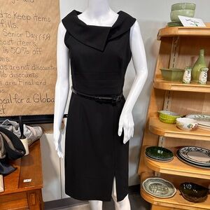 White House Black Market Cowl Neck Midi Dress
